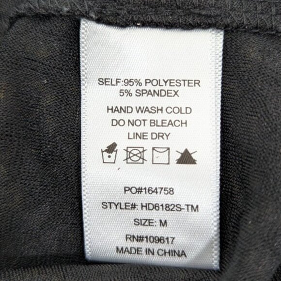 Stella‎ Luce Dress Women's Medium Fit & Flare Sleeveless Black Bronze Metallic - Picture 5 of 8